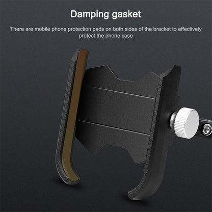 Bicycle Mobile Phone Holder Motorcycle Electric Car Navigation Mobile Phone Holder, Style:Handlebars(Black) by buy2fix