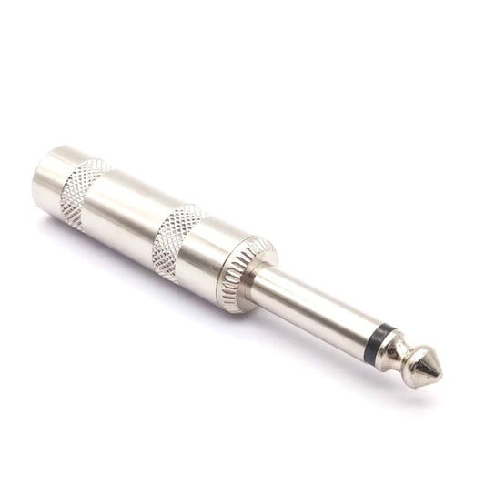 10 PCS 6.35mm Two-core Audio Welding Mono Mixer Microphone Speaker Plug - Audio Adapter by buy2fix | Online Shopping UK | buy2fix