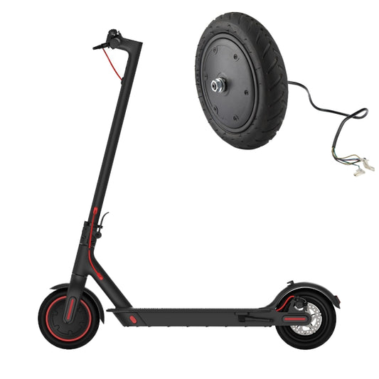 For Xiaomi Mijia M365 & M365 Pro 250W 36V Scooter Motor Drive Wheel Motor Pneumatic Tire - Accessories & Parts by buy2fix | Online Shopping UK | buy2fix
