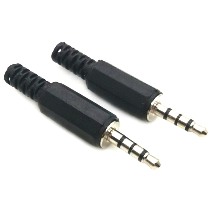 30 PCS Headphone Plug 3.5mm Four Pole Audio Head DIY Welding Head by buy2fix