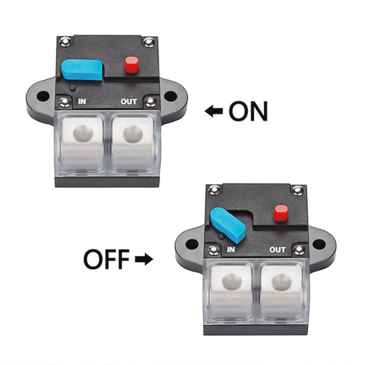 60A Auto Circuit Breaker Car Audio Fuse Holder Power Insurance Automatic Switch(Blue) - Fuse by buy2fix | Online Shopping UK | buy2fix