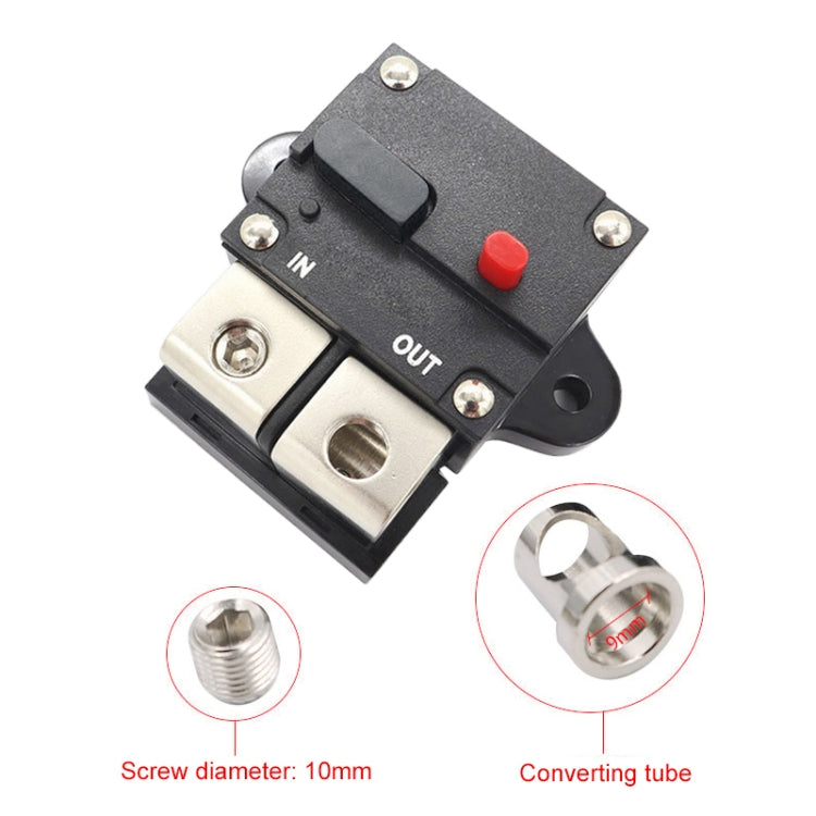 200A Auto Circuit Breaker Car Audio Fuse Holder Power Insurance Automatic Switch(Black) - Fuse by buy2fix | Online Shopping UK | buy2fix