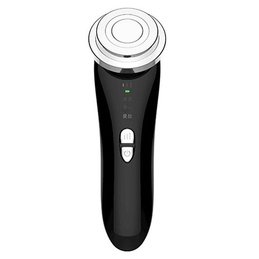 Facial Electronic Beauty Instrument Ultrasonic Ion Red And Blue Color Light Introduction Instrument(Pink) - Beauty Instrument by buy2fix | Online Shopping UK | buy2fix