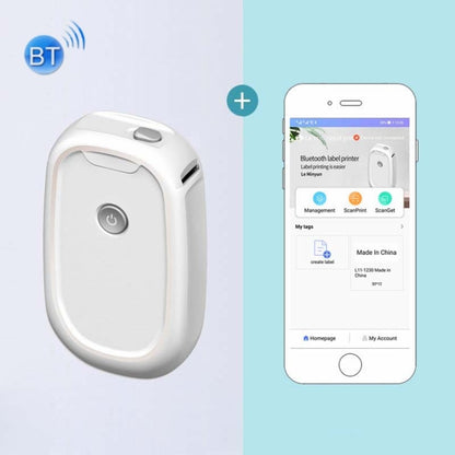 L11 Thermal Label Printer Home Bluetooth Portable Label Machine without Paper by buy2fix