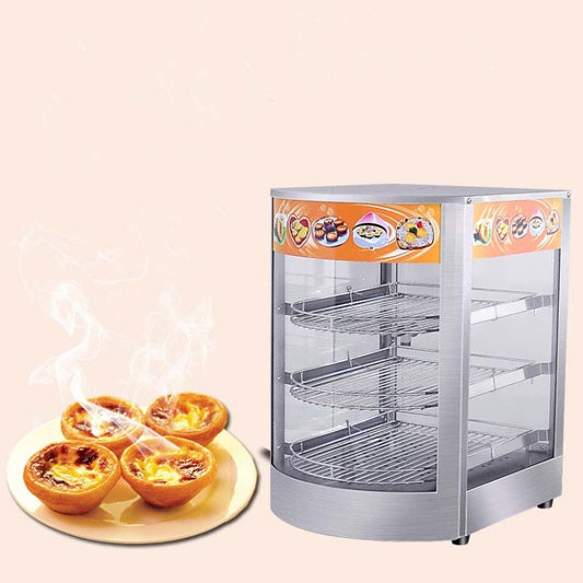DH-1P Three-layer Electrical Heating Holding Cabinet Egg Tart Pizza Bread Food Heating Constant Temperature Holding Display Cabinet,  CN Plug - Bulit-in Ovens & Accessories by buy2fix | Online Shopping UK | buy2fix