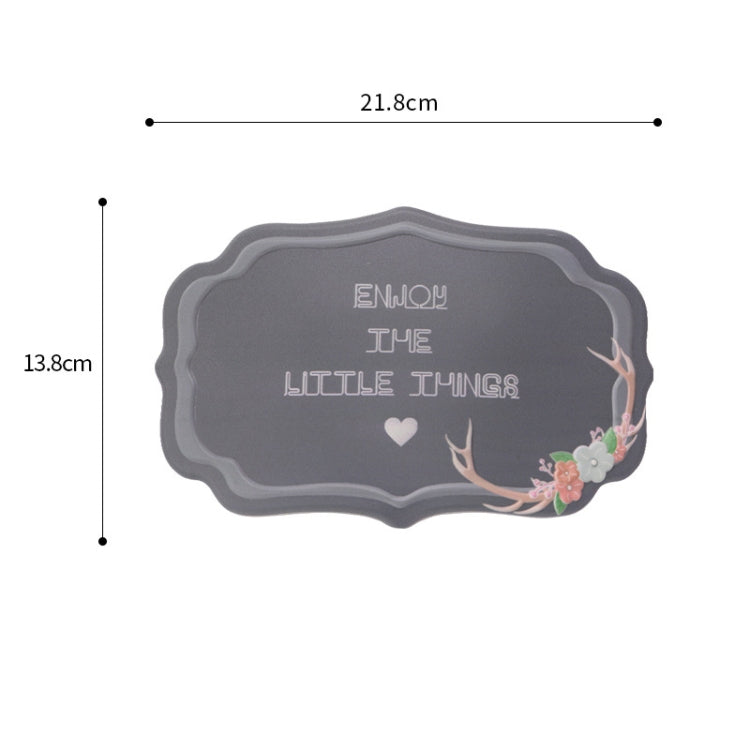 2 PCS Car Interior Decoration Anti-slip Mat PVC Soft Rubber Coaster Placemat(Fun Black) by buy2fix