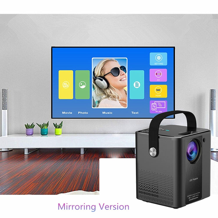 C500 Portable Mini LED Home HD Projector, Style:Same Screen Version(White) - Mini Projector by buy2fix | Online Shopping UK | buy2fix