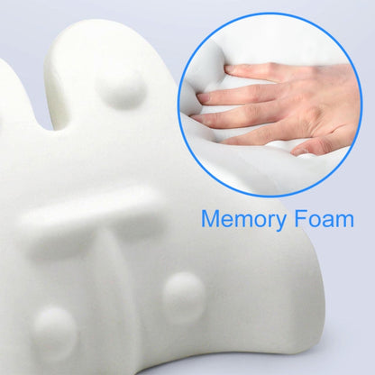 Car Seat Lumbar Support Cushion Memory Foam Office Lumbar Cushion, Size: Bandage(Light Gray) by buy2fix