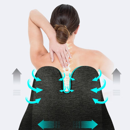 Car Seat Lumbar Support Cushion Memory Foam Office Lumbar Cushion, Size: Bandage(Light Gray) by buy2fix