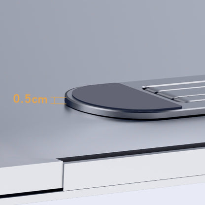 Oatsbasf Portable Storage Foldable Notebook Computer Bracket Heightening Fan Heater(Gray) - Laptop Stand by buy2fix | Online Shopping UK | buy2fix
