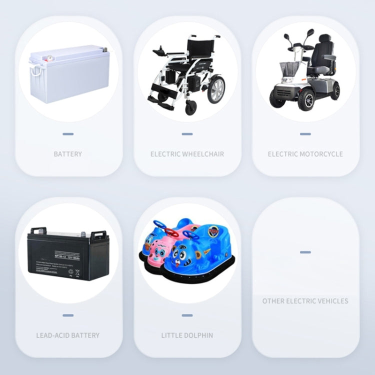 24V 12AH SUER Electromobile Battery Car Cart Lawn Mower Wheelchair Hedge Trimmer Lead-acid Charger, EU Plug(Canon Head) - Battery Charger by buy2fix | Online Shopping UK | buy2fix