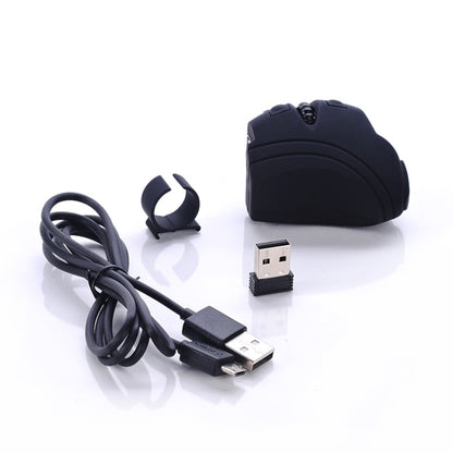 GM306 2.4GHz Wireless Finger Lazy Mice with USB Receiver(Black) by buy2fix