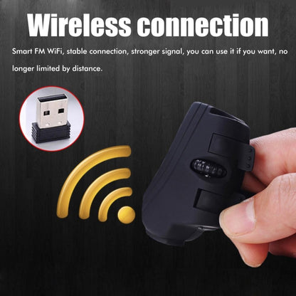 GM306 2.4GHz Wireless Finger Lazy Mice with USB Receiver(Black) by buy2fix