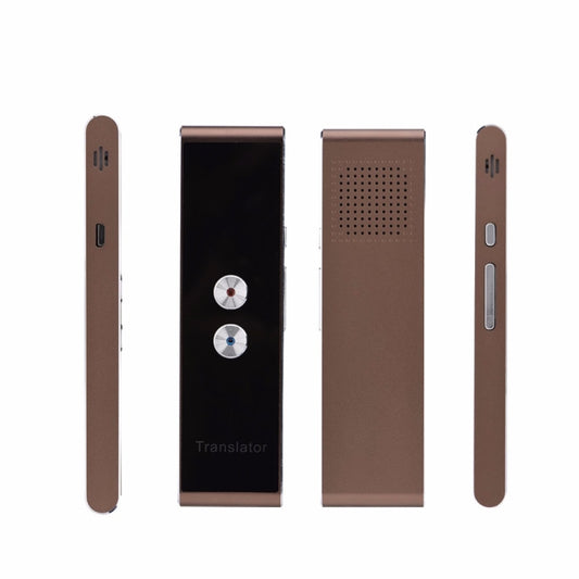 Portable Smart Voice Translator Upgrade Version for Learning Travel Business Meeting 3 in 1 voice Text Photo Language Translator(brown) -  by buy2fix | Online Shopping UK | buy2fix