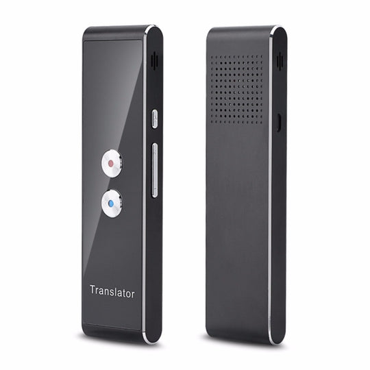 Version de mise à niveau du traducteur vocal intelligent portable pour l'apprentissage des voyages, des réunions d'affaires, traducteur de langue de photo de texte vocal 3 en 1 (noir)