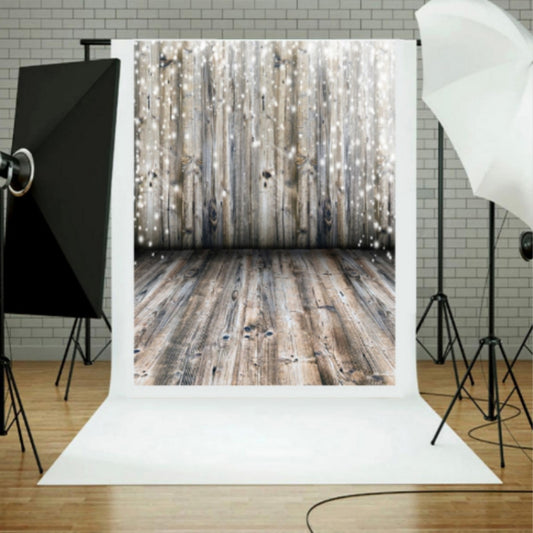 1.5m x 2.1m Photo Studio Venue Layout Wooden Board 3D Studio Background Cloth -  by buy2fix | Online Shopping UK | buy2fix