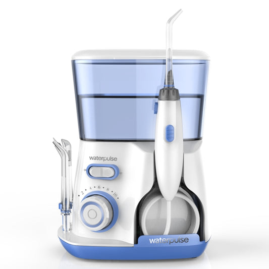 Waterpulse V300 800ml Oral Irrigator Dental Flosser Oral Hygiene Water Flossing Cleaner, Plug Type:EU(Blue) - Oral Irrigators by Waterpulse | Online Shopping UK | buy2fix