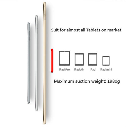 Wall-mounted iPad Magnetic Adsorption Universal Sticker Mobile Phone Wall Bracket(Red B) - Shower & Wall Mounts by buy2fix | Online Shopping UK | buy2fix
