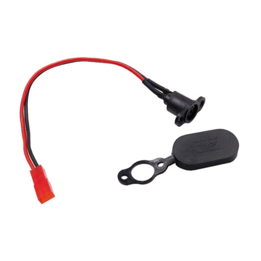 For Xiaomi Mijia M365 Electric Scooter Accessories Waterproof Connector Battery Charging Head(with Black Waterproof Cover) - Accessories & Parts by buy2fix | Online Shopping UK | buy2fix