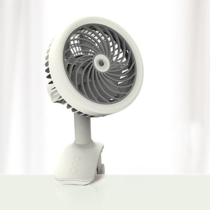 Desktop Office Small Fan USB Charging Clip Fan(White) by buy2fix