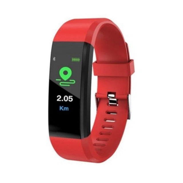ID115 0.96 inch OLED Screen Smart Watch Wristband Pedometer Sport Fitness Tracker Bracelet(Red) by buy2fix