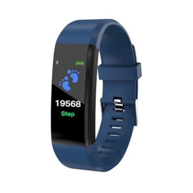 ID115 0.96 inch OLED Screen Smart Watch Wristband Pedometer Sport Fitness Tracker Bracelet(Blue) by buy2fix