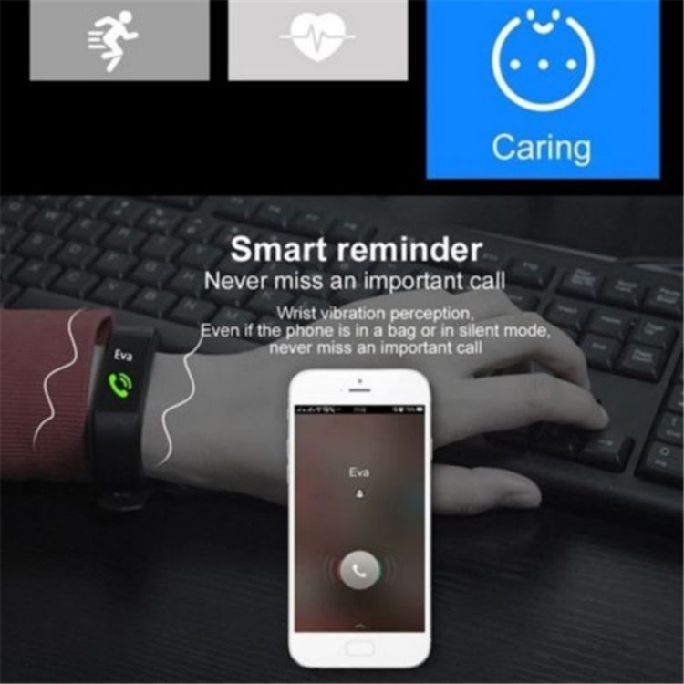 ID115 0.96 inch OLED Screen Smart Watch Wristband Pedometer Sport Fitness Tracker Bracelet(Blue) by buy2fix