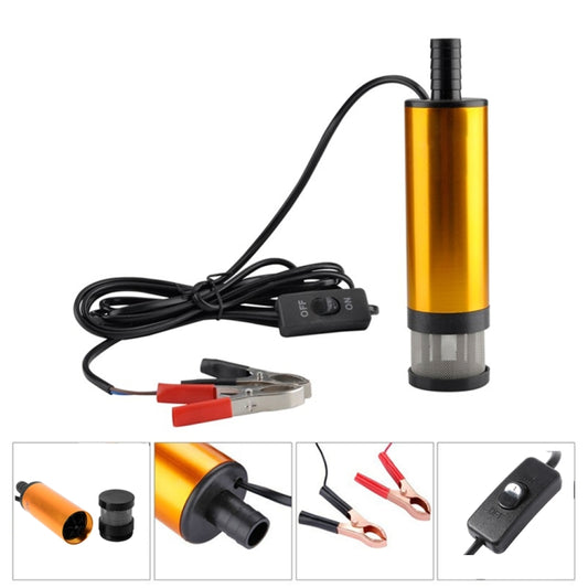 12V Car Electric DC Fuel Pump Submersible Pump, 38mm Built-in Filter Version - Inflatable Pump by buy2fix | Online Shopping UK | buy2fix