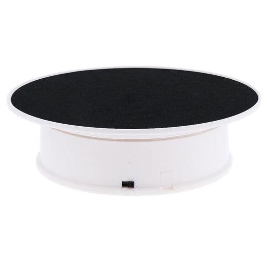 20cm 360 Degree Electric Rotating Turntable Display Stand Photography Video Shooting Props Turntable, Load 1.5kg, Powered by Battery -  by buy2fix | Online Shopping UK | buy2fix