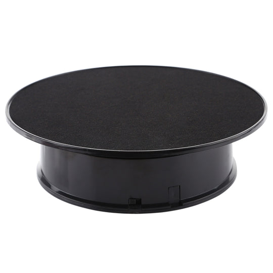 30 cm 360 degrés plateau tournant électrique présentoir accessoires de prise de vue vidéo plateau tournant pour la photographie, charge 4 kg (noir)