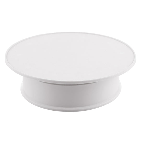 30 cm 360 degrés plateau tournant électrique présentoir accessoires de prise de vue vidéo plateau tournant pour la photographie, charge 4 kg, prise américaine (blanc)