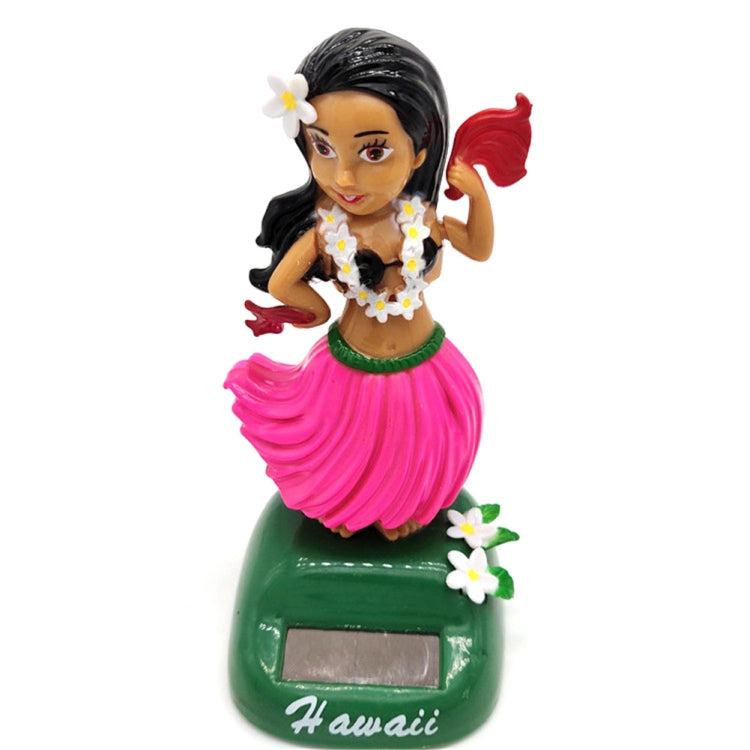 Solar Powered Dancing Hula Girl Swinging Bobble Toy Gift for Car Decoration by buy2fix