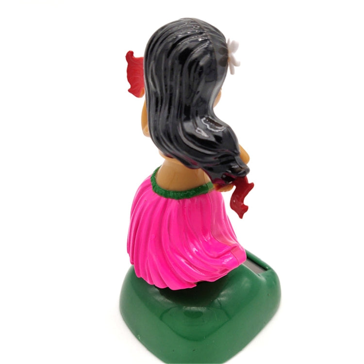 Solar Powered Dancing Hula Girl Swinging Bobble Toy Gift for Car Decoration by buy2fix