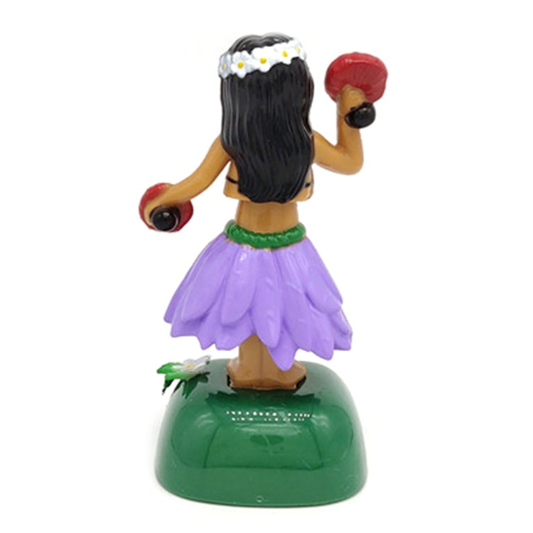 Solar Powered Dancing Hula Girl Swinging Bobble Toy Gift for Car Decoration by buy2fix