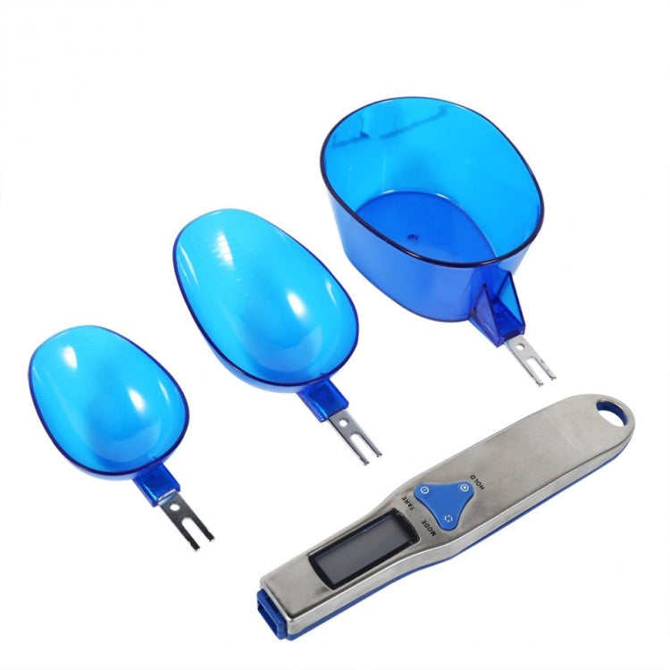 Digital Spoon Scale LCD Display Bulk Food Digital Measuring Tool Scale Range: 500/0.1g, Scoops Amout:3 PCS by buy2fix