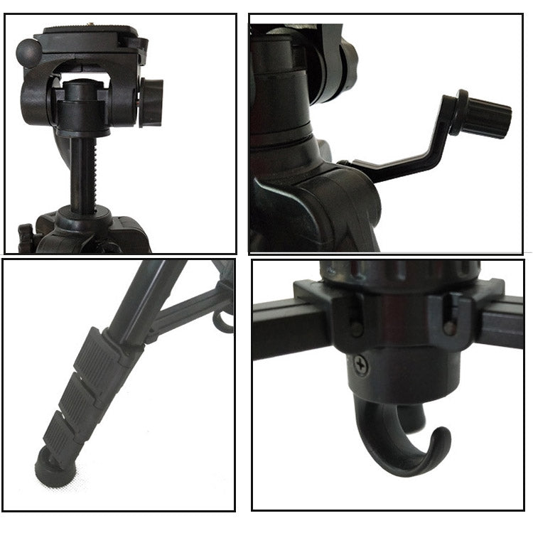 ET-668 Mobile Phone Camera Photography Tripod Live Support(Black) - Tripods by buy2fix | Online Shopping UK | buy2fix