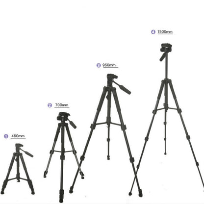 ET-668 Mobile Phone Camera Photography Tripod Live Support(Black) - Tripods by buy2fix | Online Shopping UK | buy2fix
