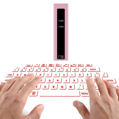F2 Portable Lipstick Laser Virtual Laser Projection Mouse And Keyboard(Rose Gold) by buy2fix