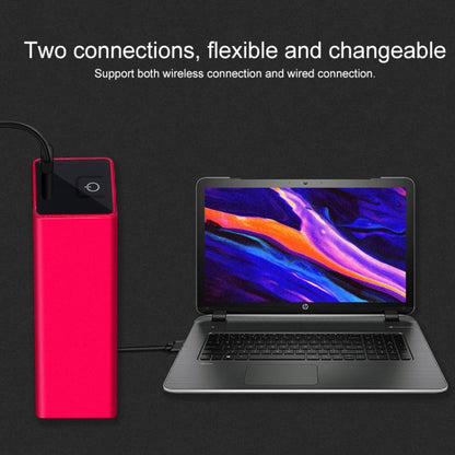 F2 Portable Lipstick Laser Virtual Laser Projection Mouse And Keyboard(Rose Gold) by buy2fix