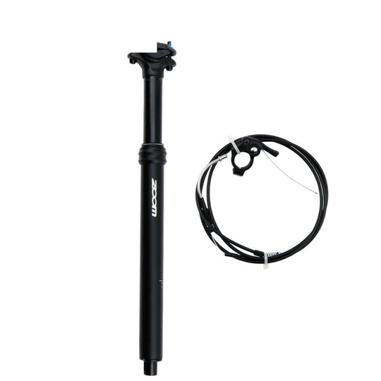 ZOOM Tube de selle de levage hydraulique à commande filaire pour vélo, tige de selle de vélo de montagne, taille: 30,9 mm, spécification: routage interne de 400 mm