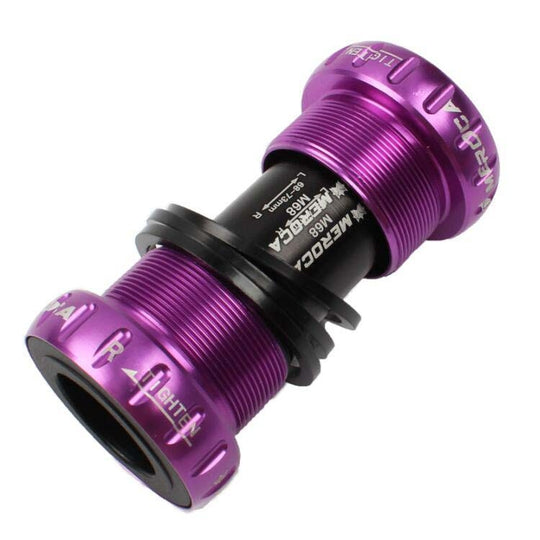 Meroca VTT axe inférieur un creux Bb vélo fond à visser (violet)