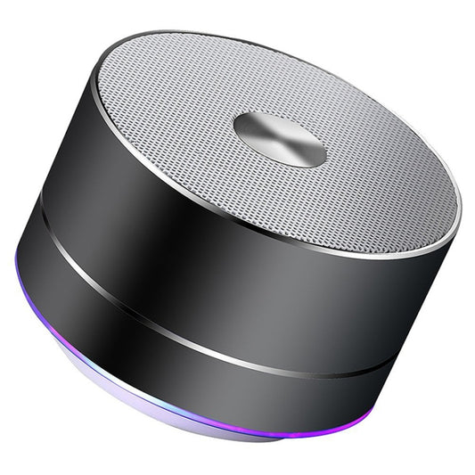 Portable Wireless Bluetooth Speaker Stereo LED Speakers with Built-in Mic MP3 MINI Subwoof Smart Column Loudspeaker(Grey) - Desktop Speaker by buy2fix | Online Shopping UK | buy2fix