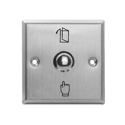 S86 Stainless Steel Exit Button 86 Metal Access Control Switch - Door Lock Switch by buy2fix | Online Shopping UK | buy2fix