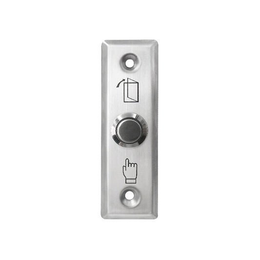 S28 Stainless Steel Narrow Strip Self-reset Electronic Access Control System Switch Out Button - Door Lock Switch by buy2fix | Online Shopping UK | buy2fix