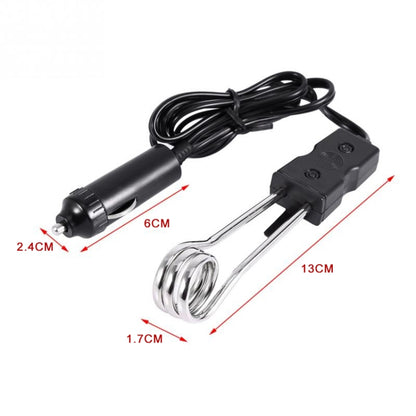 Portable 12V/24V Electric Car Boiled Immersion Water Heater Traveling Camping Picnic, Voltage:24V(Black) - Water Heaters & Accessories by buy2fix | Online Shopping UK | buy2fix