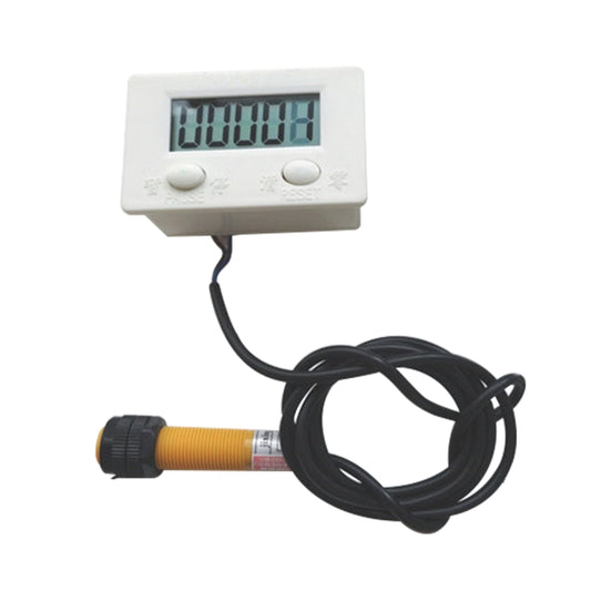 LCD Digital Display Punch Magnetic Induction Reciprocating Rotary Electronic Counter - Others by buy2fix | Online Shopping UK | buy2fix