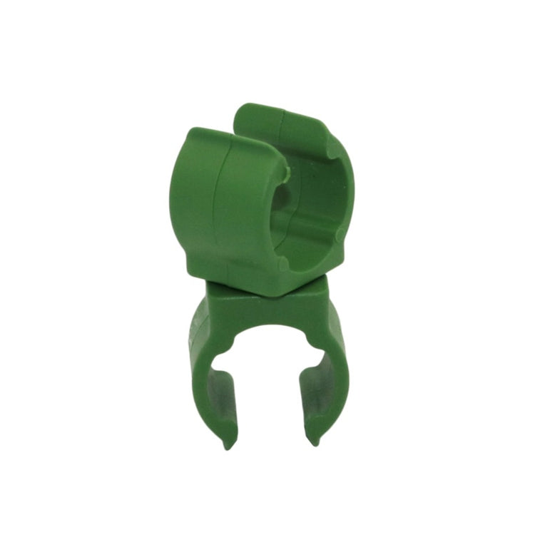50 PCS Rotary Buckle Gardening Plastic Bracket Support Universal Tube Clamp Plastic Buckle, Size:16 mm Diameter Pillar(Green) - Garden Hand Tools by buy2fix | Online Shopping UK | buy2fix