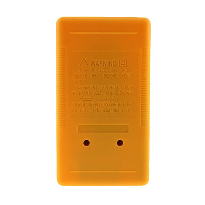 DT-830B Handheld Digital Multimeter Ammeter Voltmeter Digital Display Universal Tester Meter(Yellow) - Voltage Detector by buy2fix | Online Shopping UK | buy2fix
