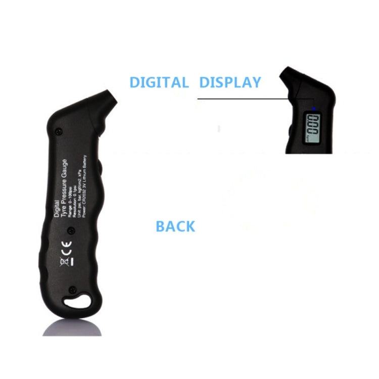 Multifunction Car Truck Motorcycle Bike Digital Display Barometer - Tire Pressure Gauges by buy2fix | Online Shopping UK | buy2fix