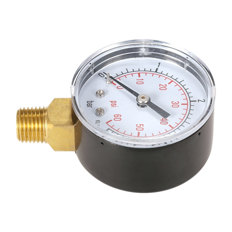 Stainless Steel Shockproof Pool Filter Hydraulic Pressure Gauge - Measuring Tools by buy2fix | Online Shopping UK | buy2fix